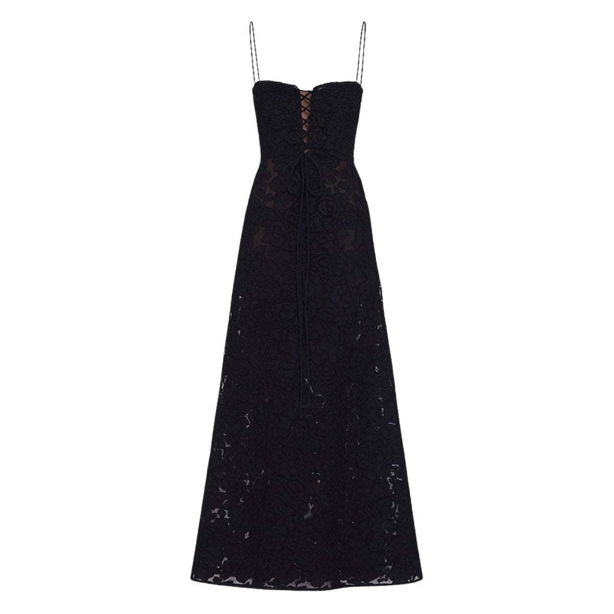Elegante Corset Maxi Jurk met Bloemenprint - Avondjurk