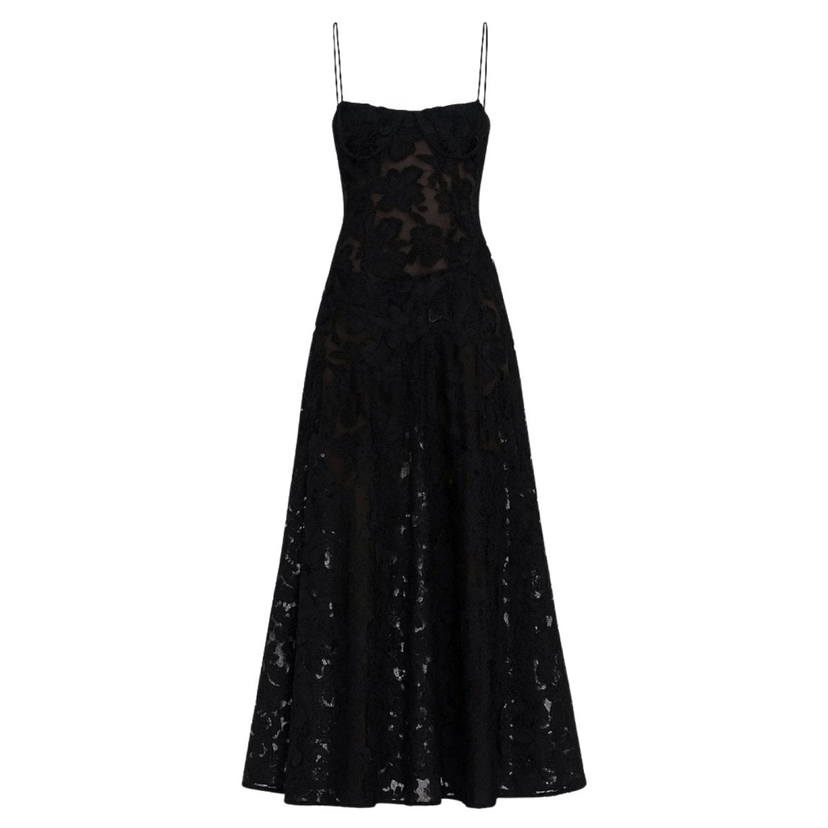 Elegante Corset Maxi Jurk met Bloemenprint - Avondjurk