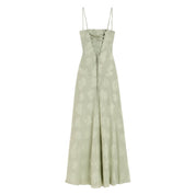 Elegante Corset Maxi Jurk met Bloemenprint - Avondjurk