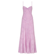 Elegante Corset Maxi Jurk met Bloemenprint - Avondjurk