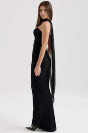 Strapless Corset Minirok met Netstof