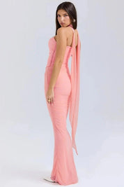 Strapless Corset Minirok met Netstof