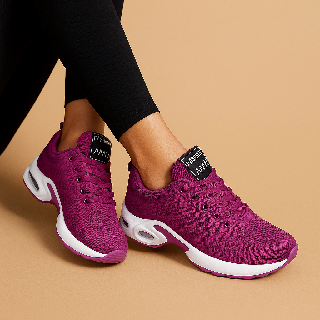 Dames sneakers | Lichtgewicht sportschoenen met ademende structuur