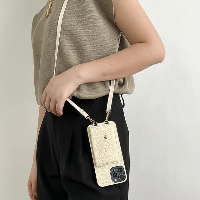 Telefoon hoesje met Koord | Crossbody en pasjeshouder | Handsfree