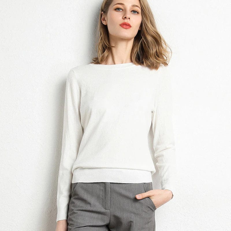 Sweater dames ronde hals | Comfortabele trui voor elke gelegenheid