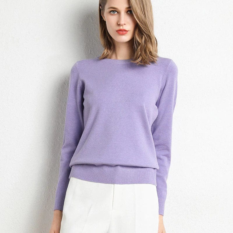 Sweater dames ronde hals | Comfortabele trui voor elke gelegenheid