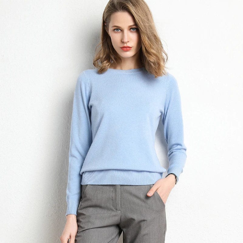 Sweater dames ronde hals | Comfortabele trui voor elke gelegenheid