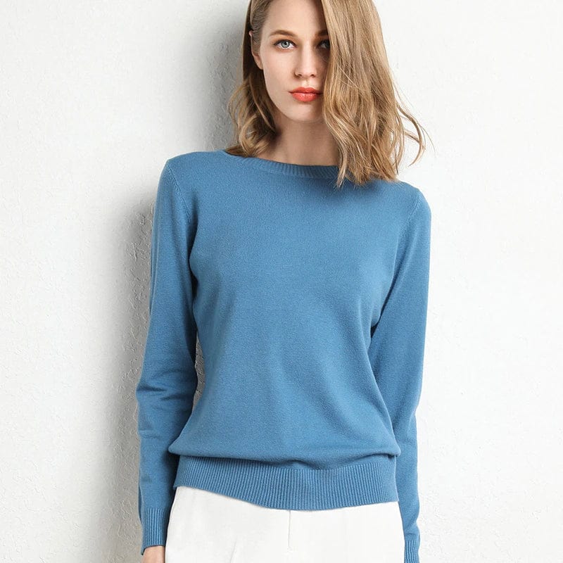 Sweater dames ronde hals | Comfortabele trui voor elke gelegenheid