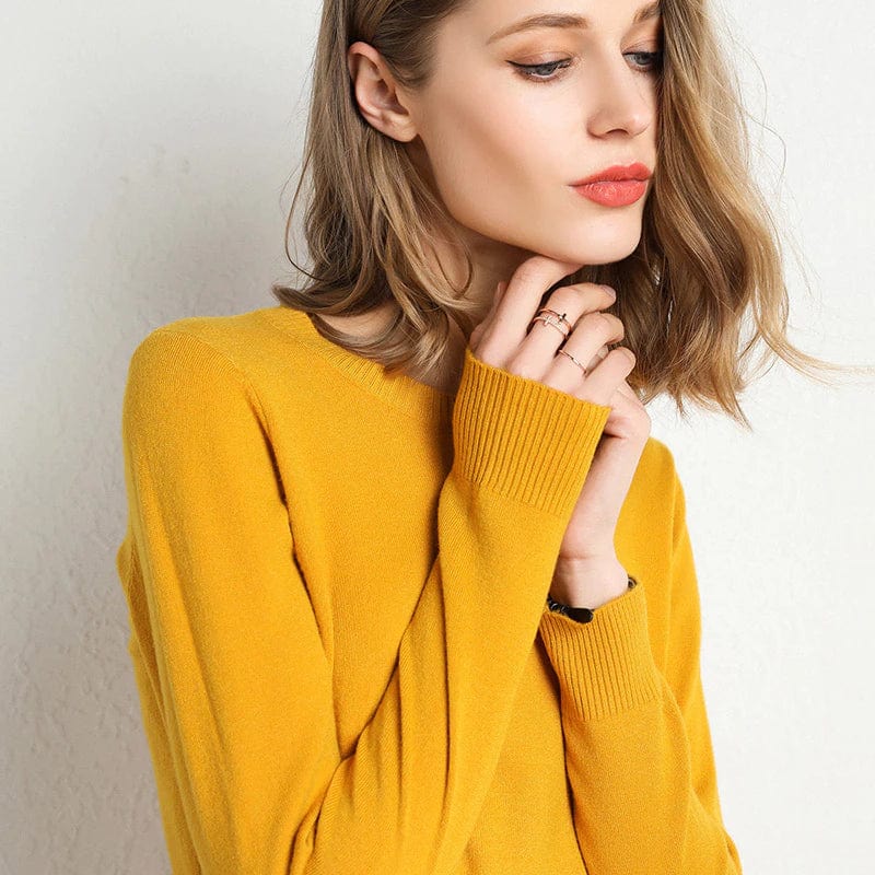 Sweater dames ronde hals | Comfortabele trui voor elke gelegenheid