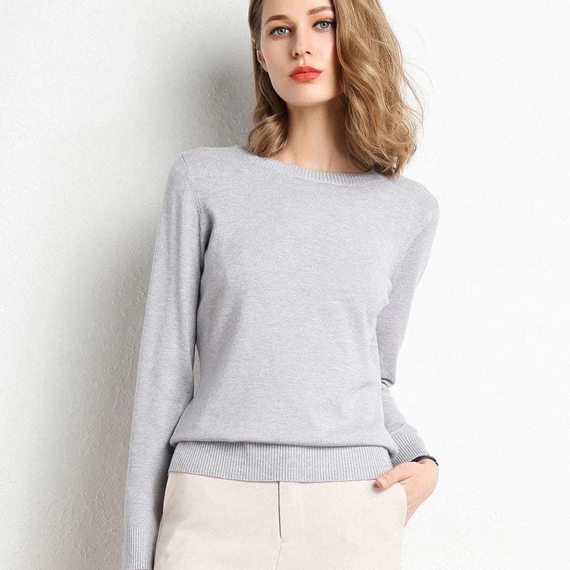 Sweater dames ronde hals | Comfortabele trui voor elke gelegenheid