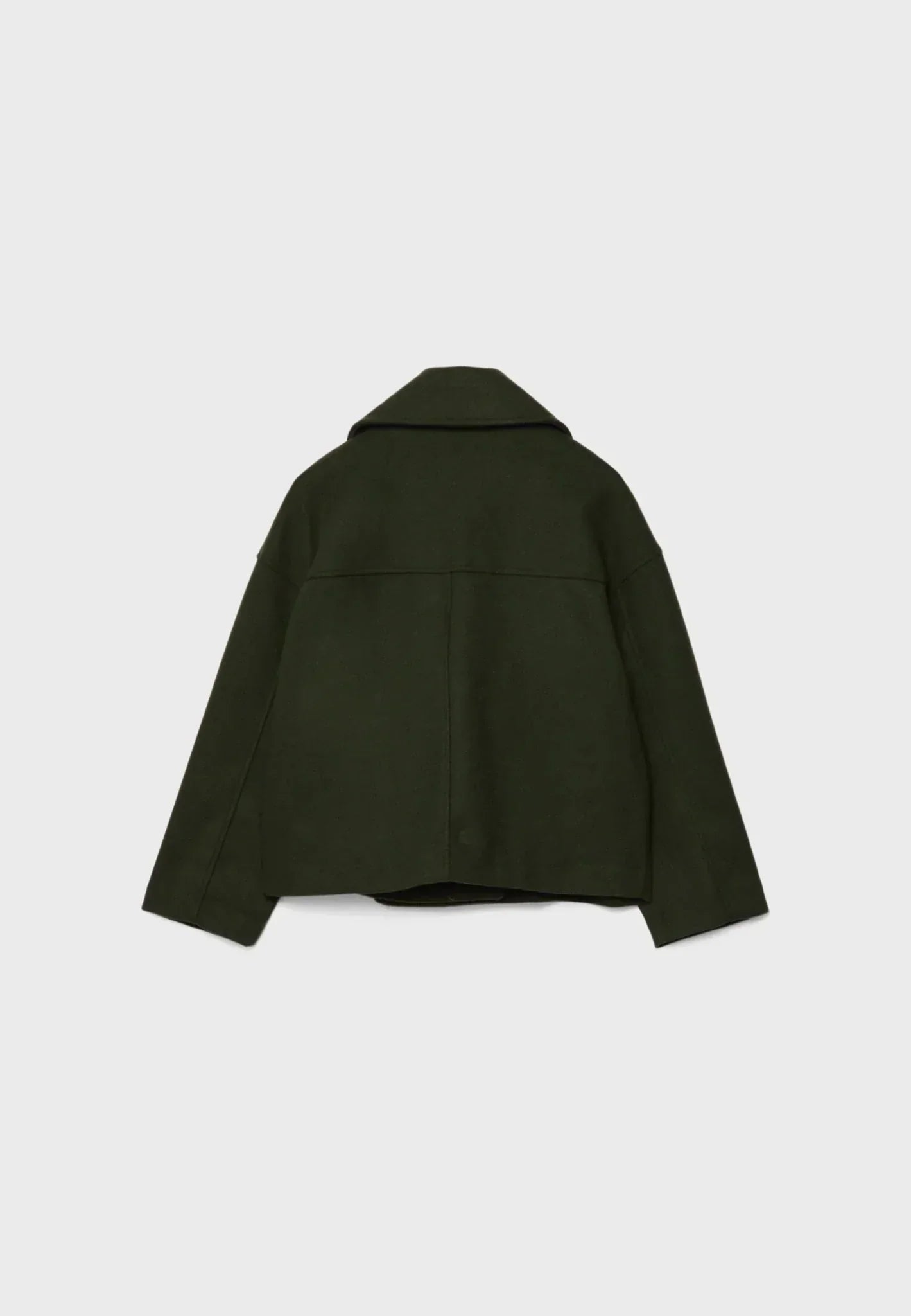 Dames korte jas | Elegante korte jas met knopen en brede kraag