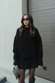 Dames Gebreide Set | Trui en Rok | Superzachte Co-ord  | Winter Set