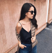 Dames pufferjack | Dun gewatteerd winterjasje met hoge hals