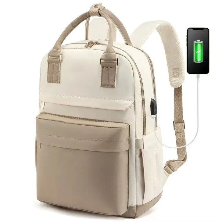 Waterdichte dames rugzak | Met USB Poort en laptopvak