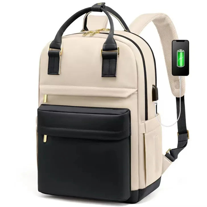 Waterdichte dames rugzak | Met USB Poort en laptopvak