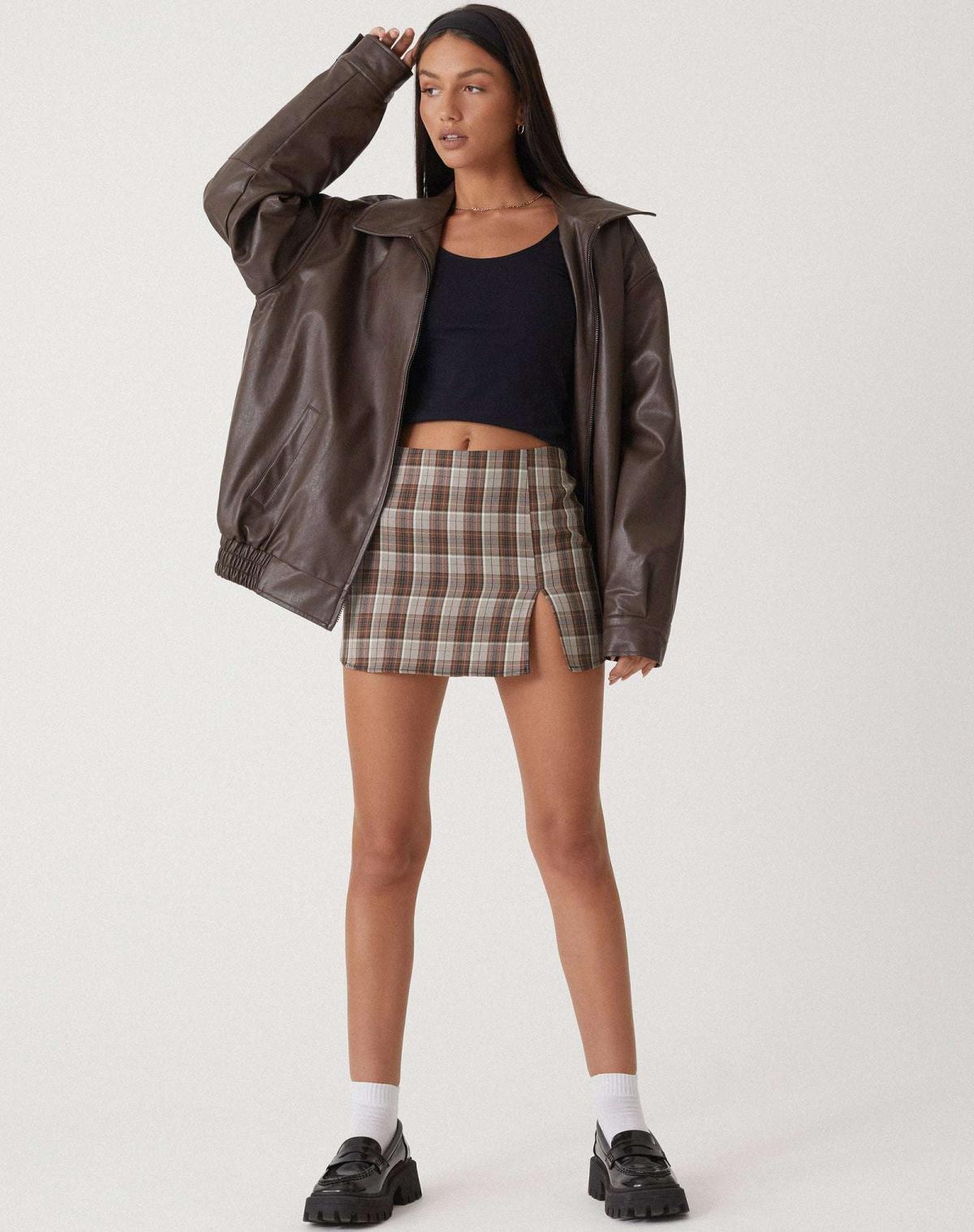 Leren look jas dames - Oversized met handige zakken