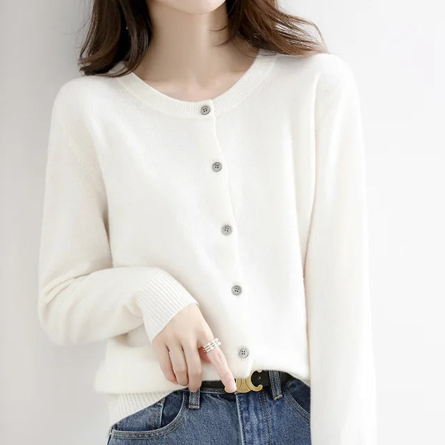 Dames vest met knoopsluiting