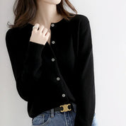 Dames vest met knoopsluiting