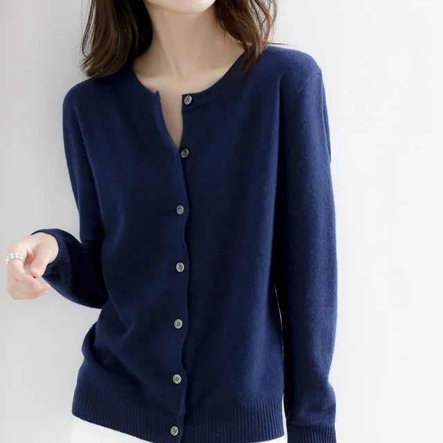 Dames vest met knoopsluiting