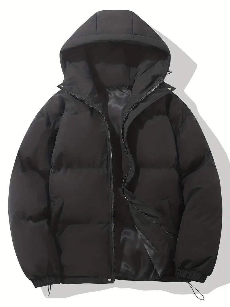 Warme damesjas met capuchon