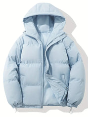 Warme damesjas met capuchon