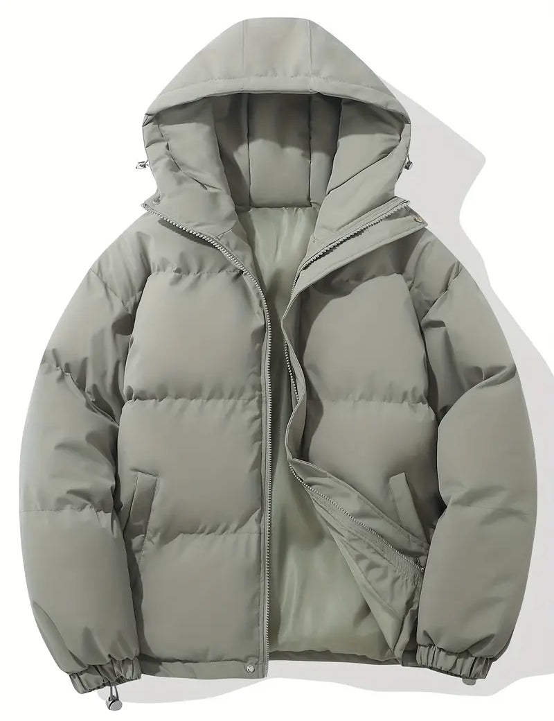 Warme damesjas met capuchon