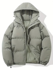 Warme damesjas met capuchon