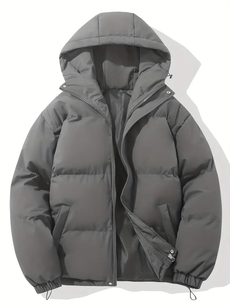 Warme damesjas met capuchon