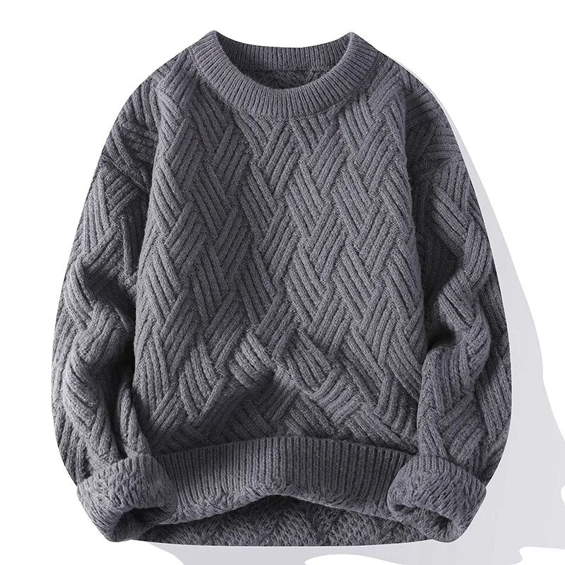 Warme dames gebreide trui | Comfortabele winter sweater met stijlvol patroon